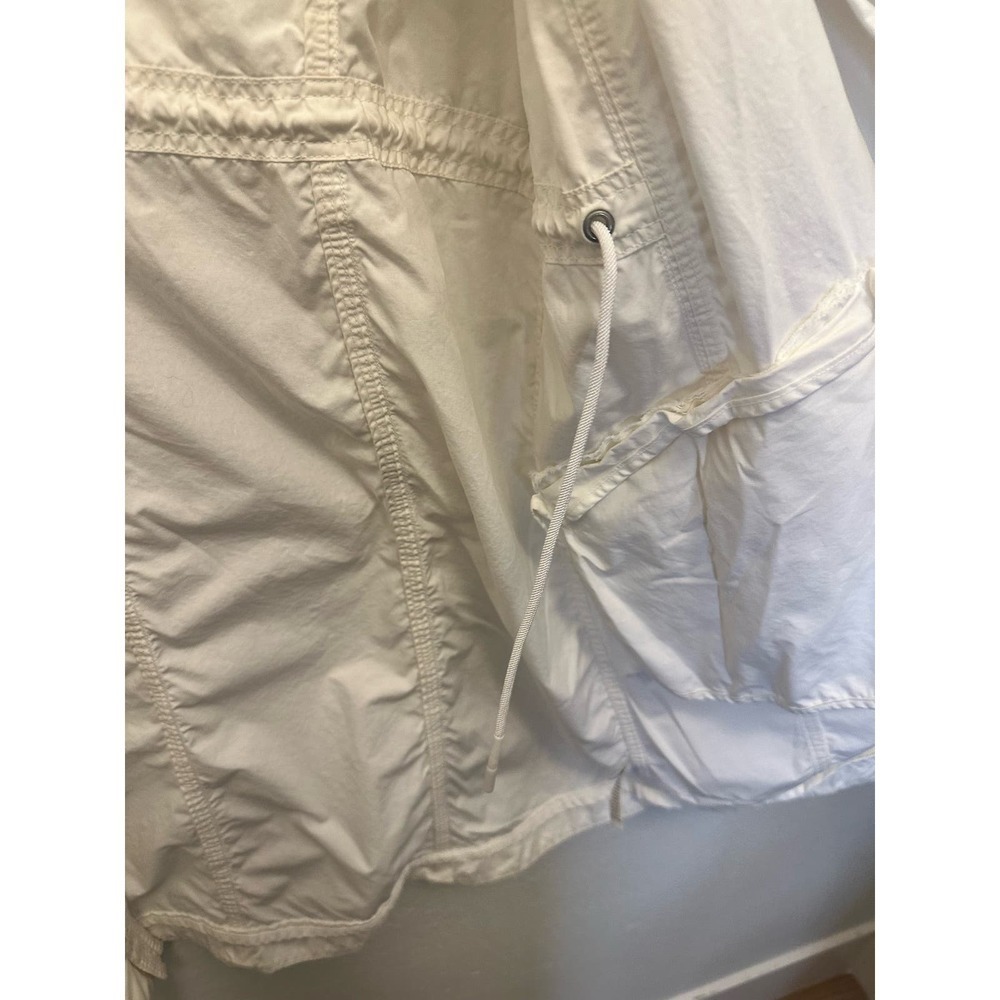 Athleta Coat, White, drawstring around middle, perfect for spring - Picture 3 of 10